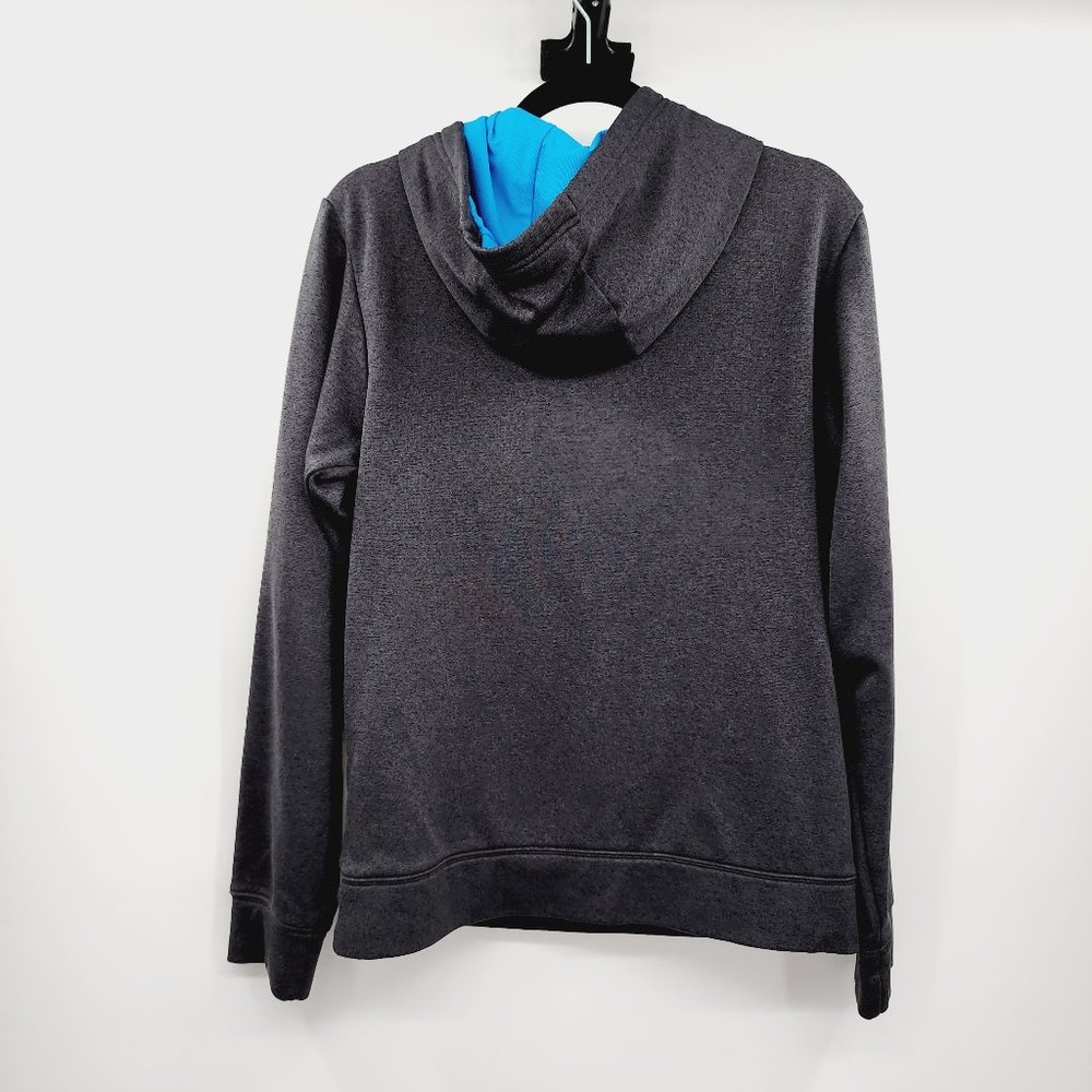 The North Face Men's Scuba Fleece Lined Sweatshirt Hoodie Blue/Grey Size Small - Picture 4 of 13